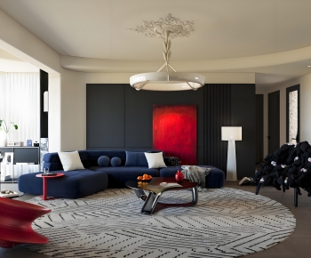 French Style A Living Room-ID:927757023