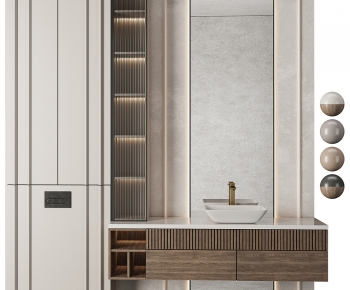 Modern Bathroom Cabinet-ID:235733996