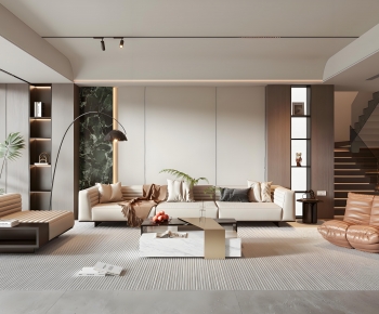 Modern A Living Room-ID:875755072