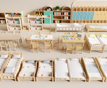 Modern Child's Bed-ID:952498911