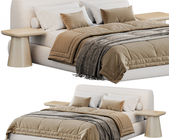 Modern Double Bed-ID:910629032