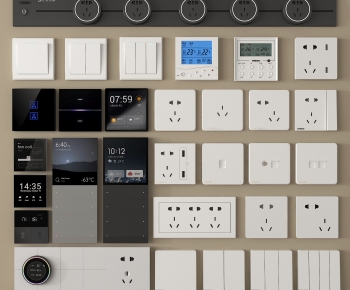 Modern Switch Socket Panel-ID:989940269