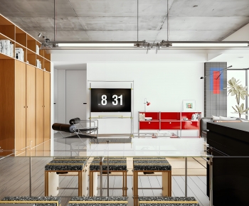 Modern A Living Room-ID:402312049