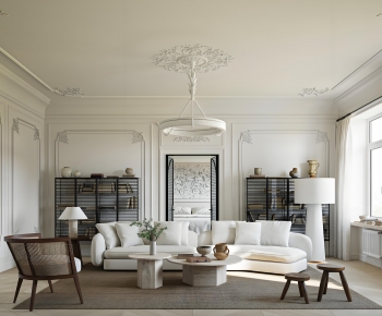 French Style A Living Room-ID:717706924