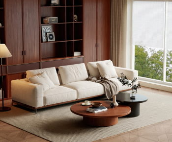 Modern Three-seat Sofa-ID:154592996