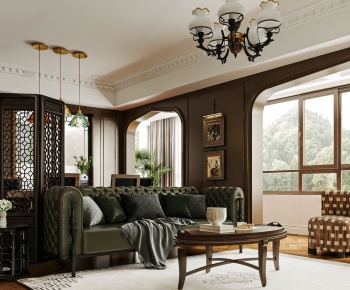 French Style A Living Room-ID:190072067