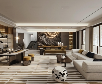 Modern A Living Room-ID:338977103