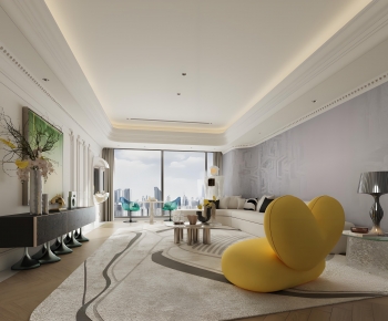 Modern A Living Room-ID:452498915