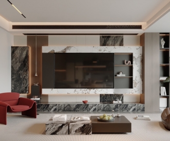 Modern A Living Room-ID:817848925