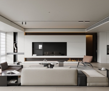 Modern A Living Room-ID:703253033