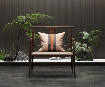 New Chinese Style Lounge Chair-ID:937707907