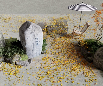 Modern Rockery Waterscape-ID:425170906