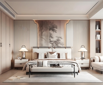 New Chinese Style Bedroom-ID:751946935