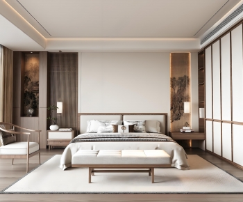 New Chinese Style Bedroom-ID:850267895