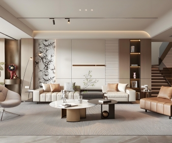 Modern A Living Room-ID:238049981