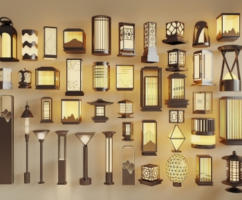 New Chinese Style Outdoor Light-ID:407979523