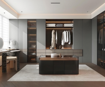Modern Clothes Storage Area-ID:561459196