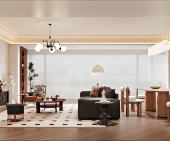 French Style A Living Room-ID:827178003