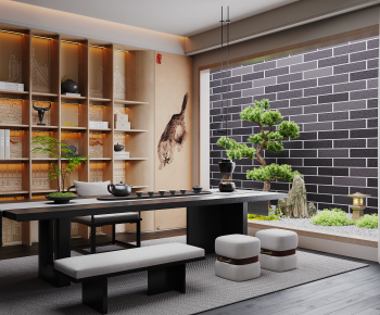 New Chinese Style Tea House-ID:288860831