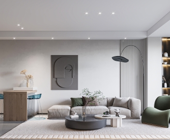 Modern A Living Room-ID:427691943