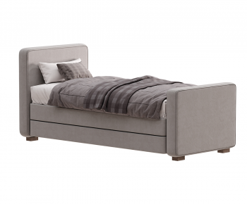 Modern Single Bed-ID:698019986
