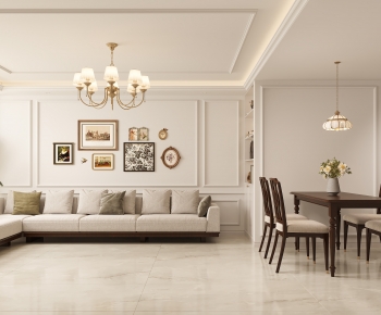 French Style A Living Room-ID:721676115