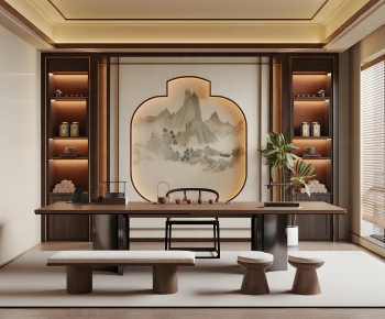 New Chinese Style Tea House-ID:574079991