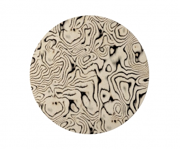 Modern Circular Carpet-ID:988001117