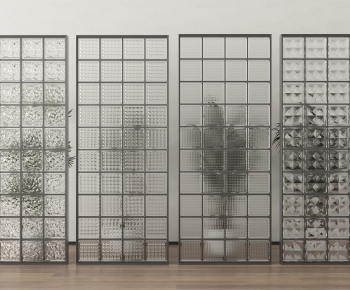 Modern Glass Screen Partition-ID:627360118