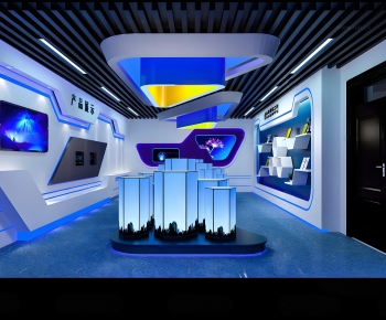 Modern Exhibition Hall-ID:467813973