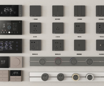Modern Switch Socket Panel-ID:965856082