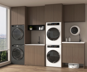 Modern Laundry Cabinet-ID:569494015