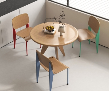 Nordic Style Dining Table And Chairs-ID:636127009
