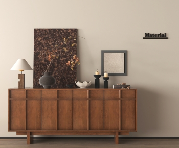 Wabi-sabi Style Entrance Cabinet-ID:192940262