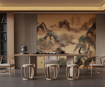 New Chinese Style Tea House-ID:373549551
