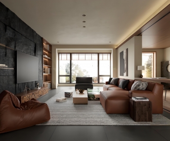 Modern A Living Room-ID:457993987