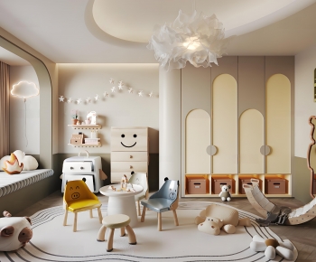 Modern Children's Room Activity Room-ID:660464054