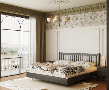 French Style Bedroom-ID:549026971