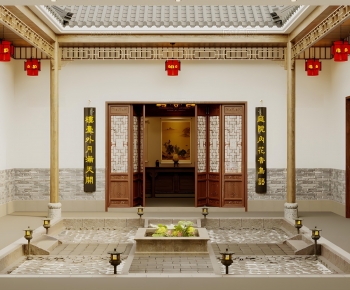 Chinese Style Courtyard/landscape-ID:640588051