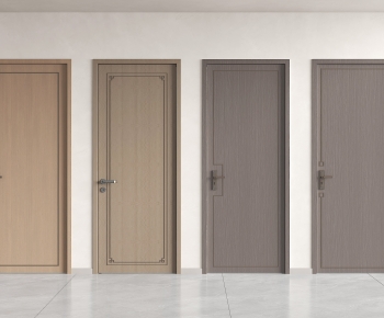 New Chinese Style Single Door-ID:669438841