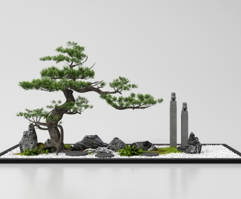 New Chinese Style Plant Landscaping-ID:614938972