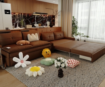Modern Multi Person Sofa-ID:873662955