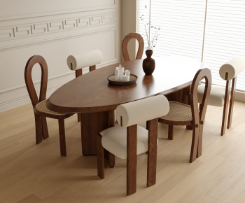 Modern Dining Table And Chairs-ID:791024929