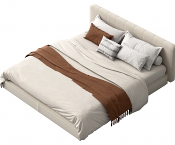 Modern Double Bed-ID:494349068