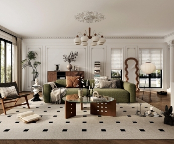 French Style A Living Room-ID:301060919