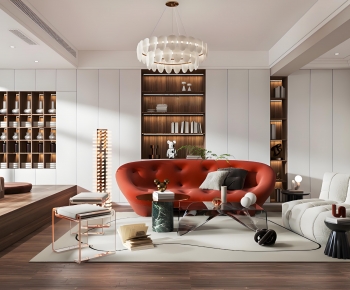 Modern A Living Room-ID:256699097