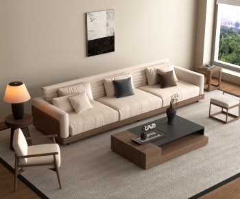 New Chinese Style Sofa Combination-ID:739830024