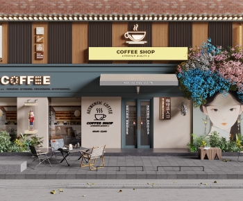 Modern Facade Element-ID:483671909