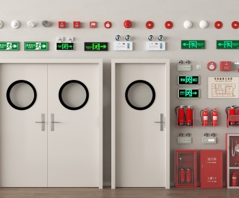 Modern Fire Door-ID:490398883