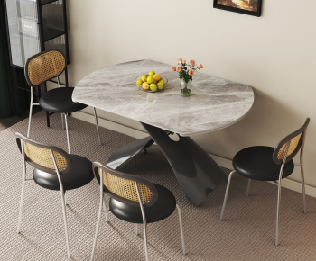 Modern Dining Table And Chairs-ID:680386072